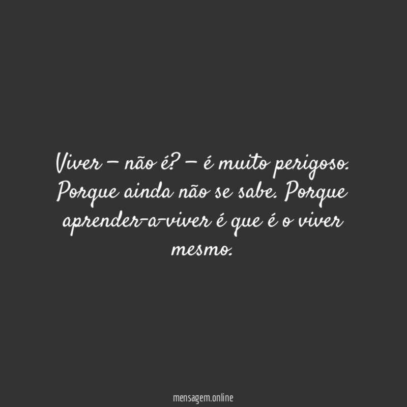 Viver — não é