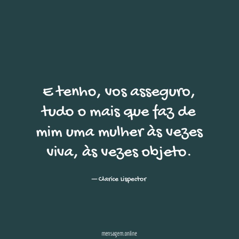 E tenho