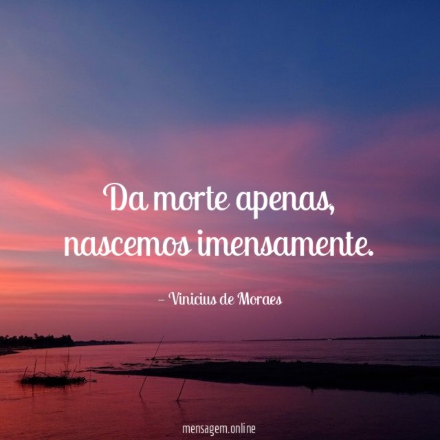 Da morte apenas