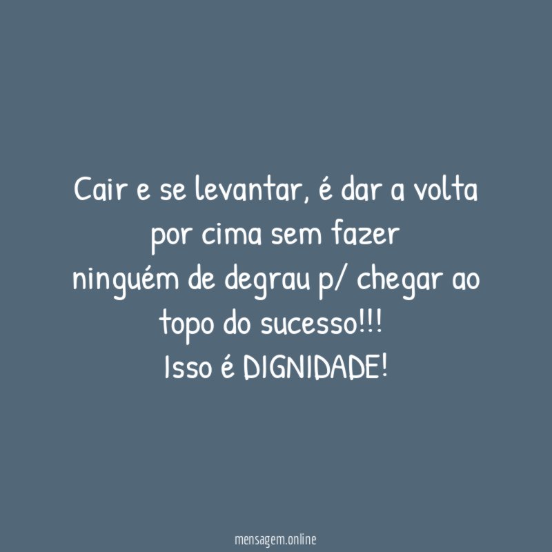 Cair e se levantar