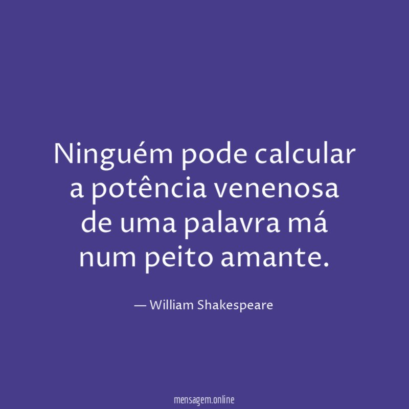 Ninguém pode calcular a potência venenosa de uma