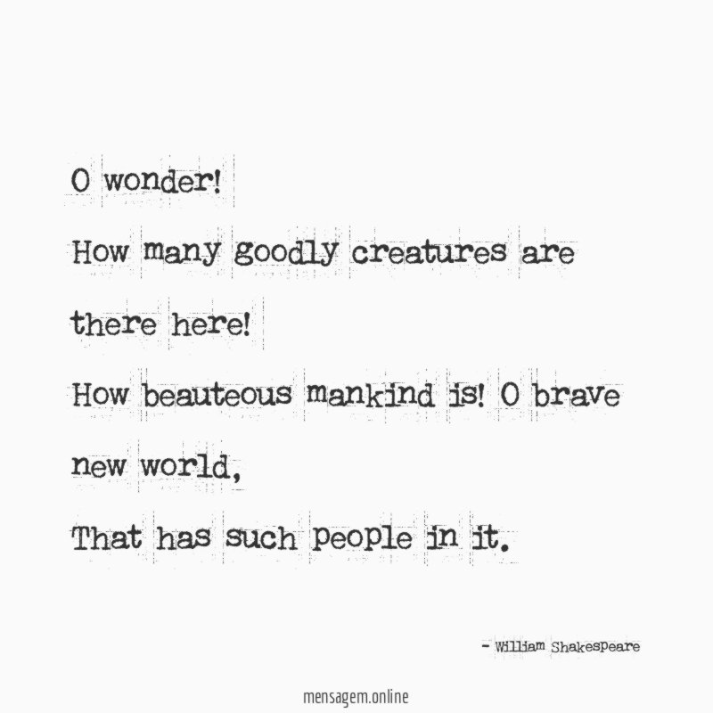 O wonder