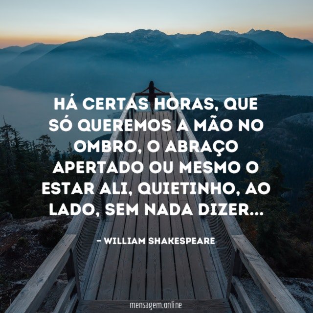 Há certas horas