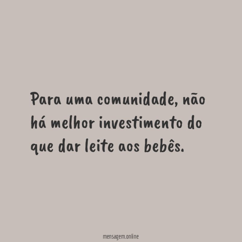 Para uma comunidade