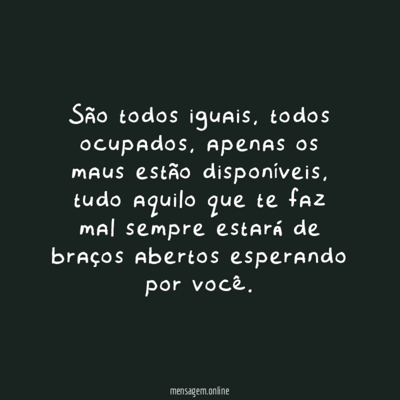 São todos iguais