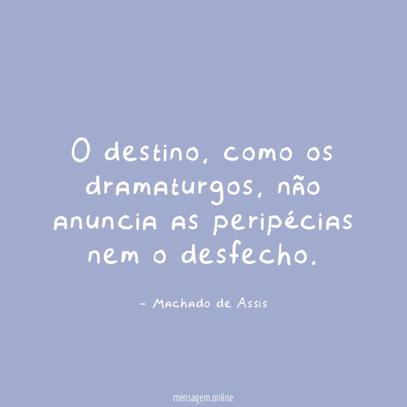 O destino