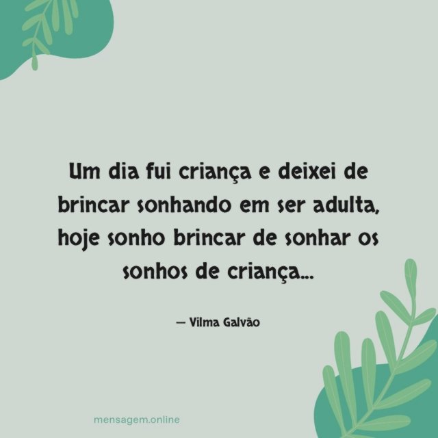 Um dia fui criança e deixei de brincar