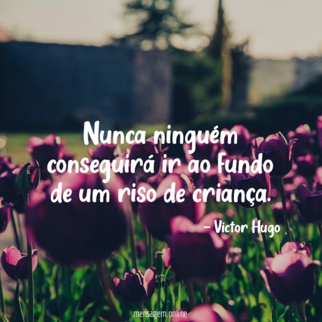 Nunca ninguém conseguirá ir ao fundo de um