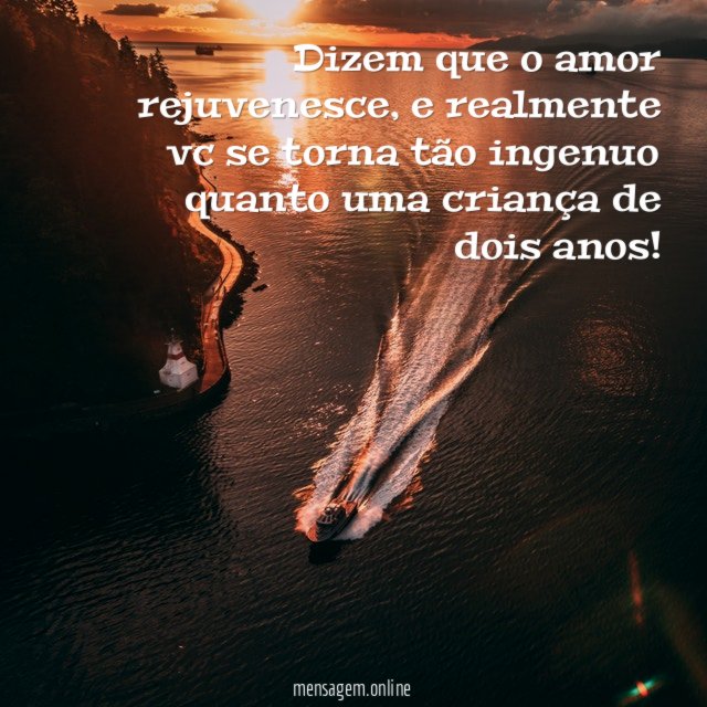 Dizem que o amor rejuvenesce