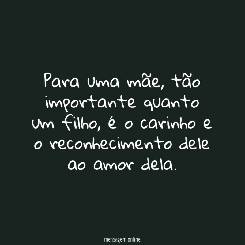 Para uma mãe