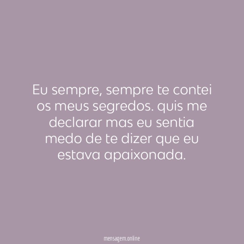 Eu sempre