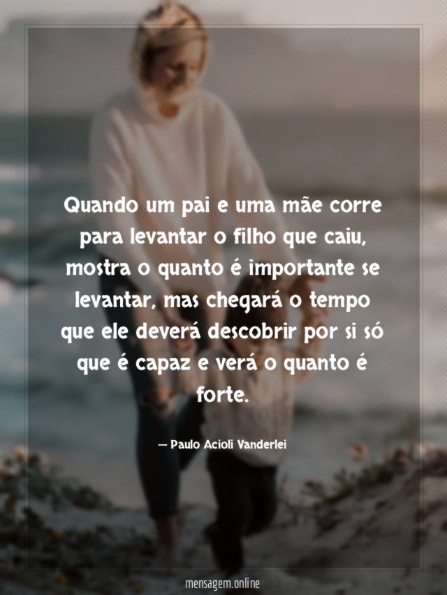 Quando um pai e uma mãe corre para