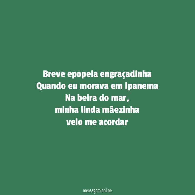 Breve epopeia engraçadinha