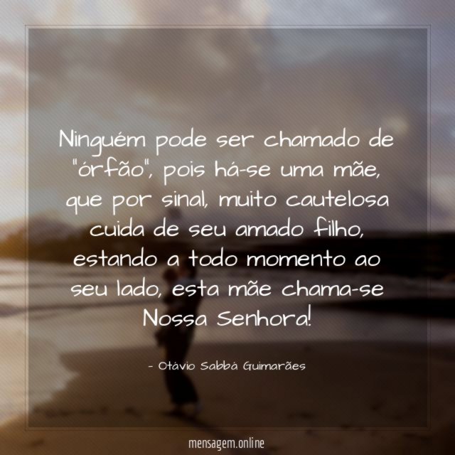 Ninguém pode ser chamado de "órfão"