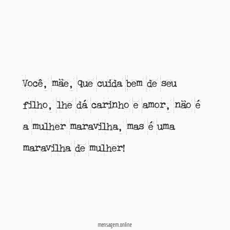 Você