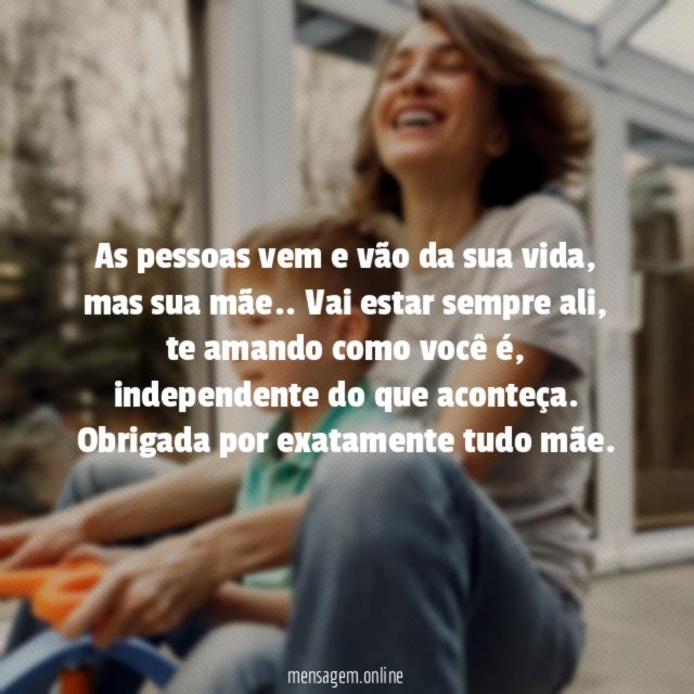 As pessoas vem e vão da sua vida