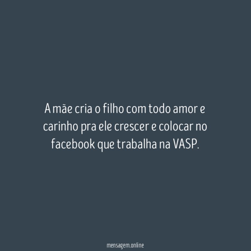 a mãe cria o filho com todo amor