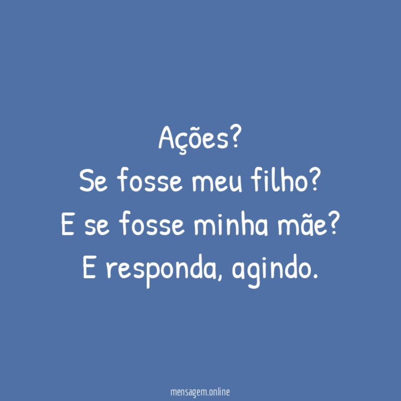 Ações?