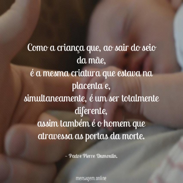 Como a criança que