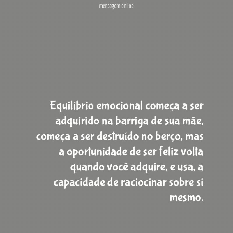 Equilíbrio emocional começa a ser adquirido na barriga