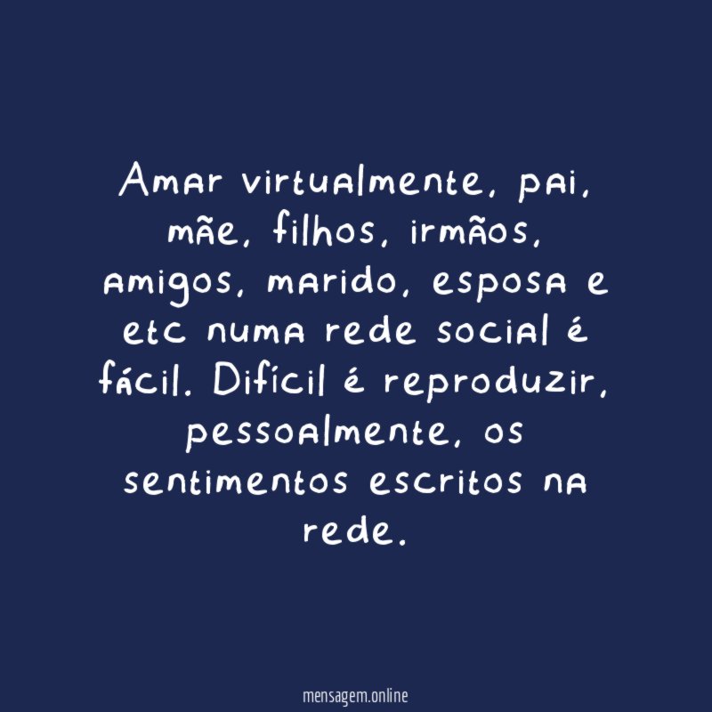 Amar virtualmente