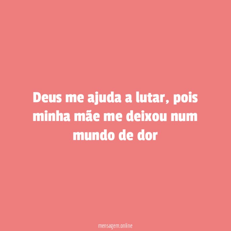 Deus me ajuda a lutar