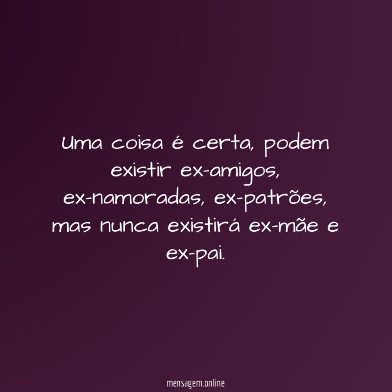 Uma coisa é certa