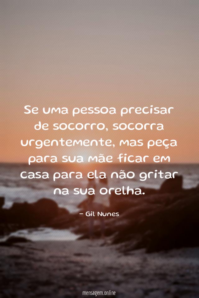 Se uma pessoa precisar de socorro