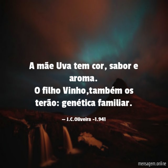 A mãe Uva tem cor