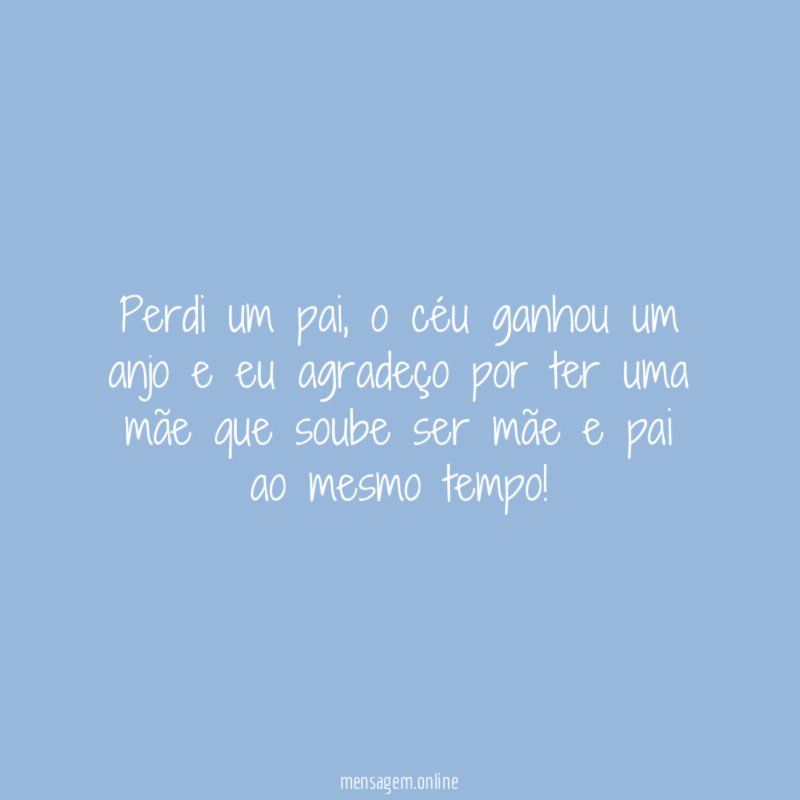 Perdi um pai
