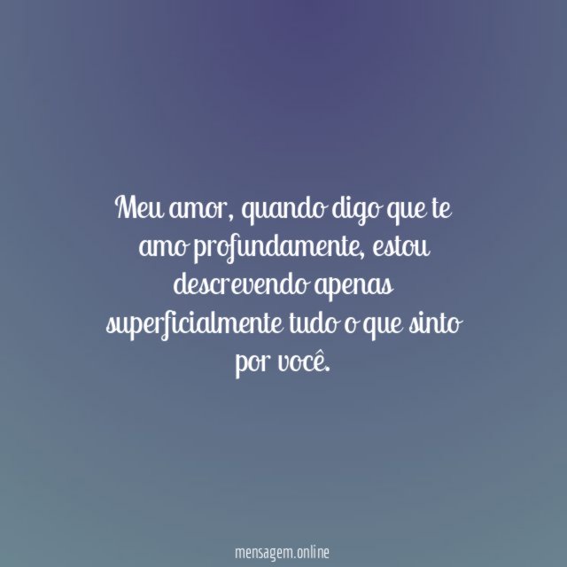 Meu amor