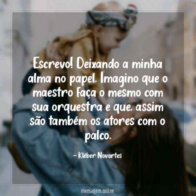 Escrevo