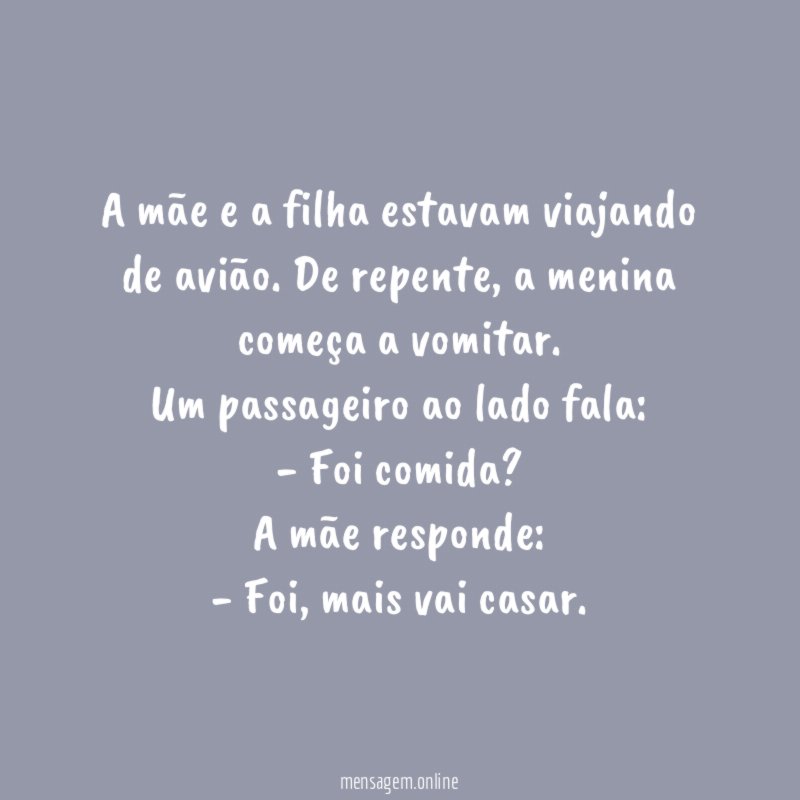 A mãe e a filha estavam viajando de avião