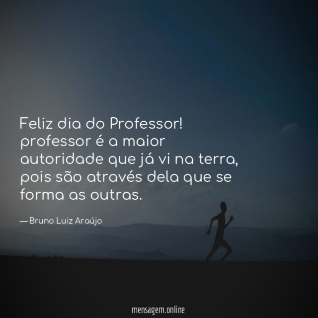 Feliz dia do Professor