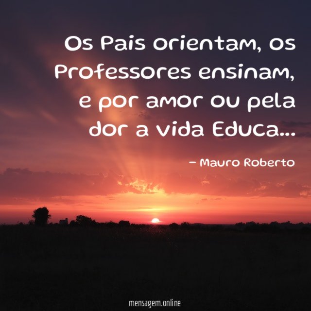 Os Pais orientam