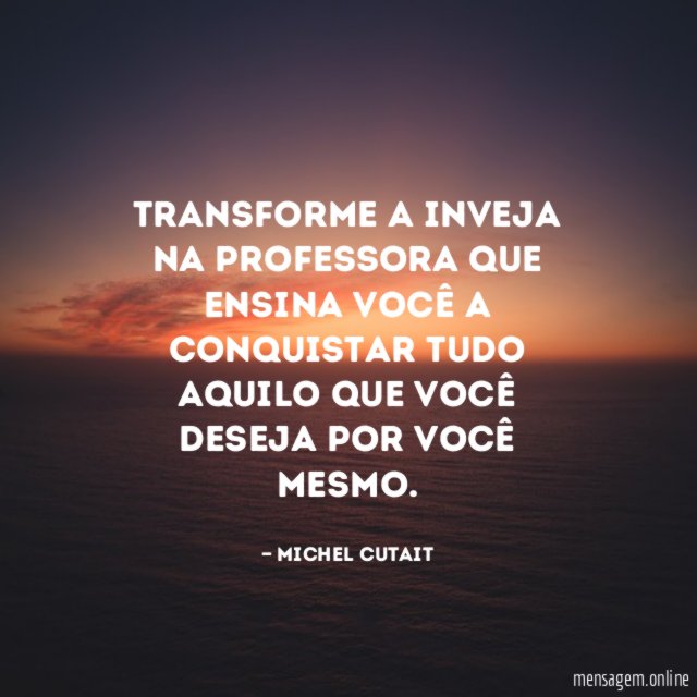 Transforme a inveja na professora que ensina você