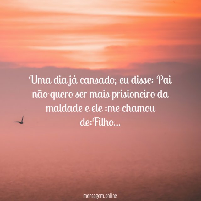 Uma dia já cansado