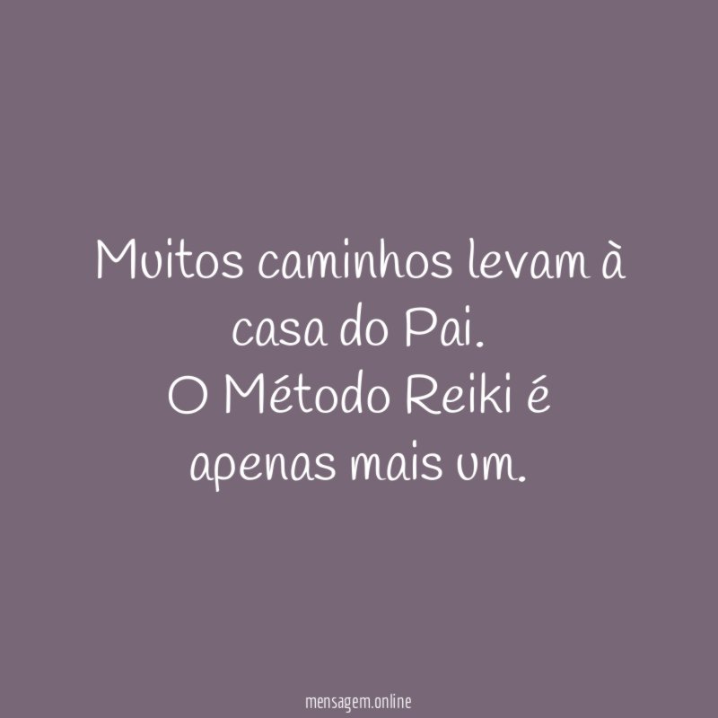 Muitos caminhos levam à casa do Pai