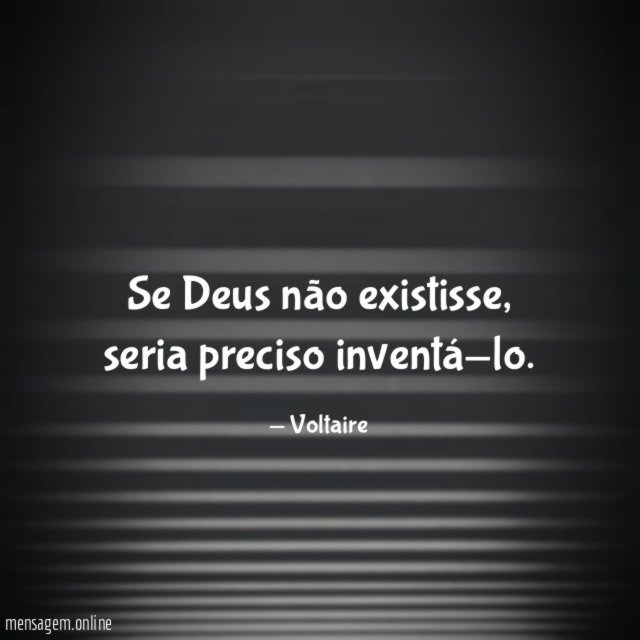 Se Deus não existisse