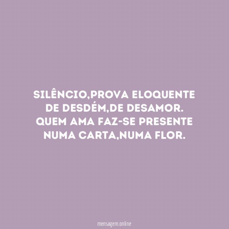 Silêncio