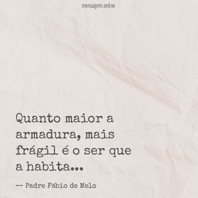 Quanto maior a armadura