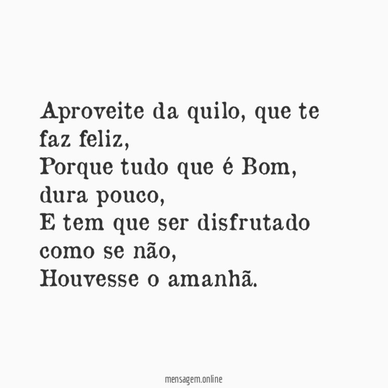 Aproveite da quilo