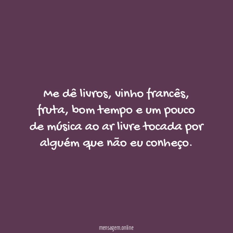 Me dê livros