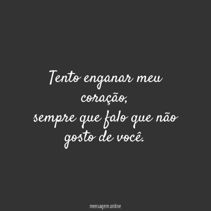 Tento enganar meu coração