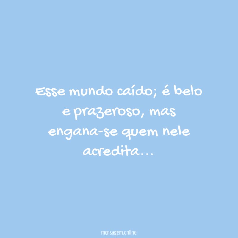 Esse mundo caído