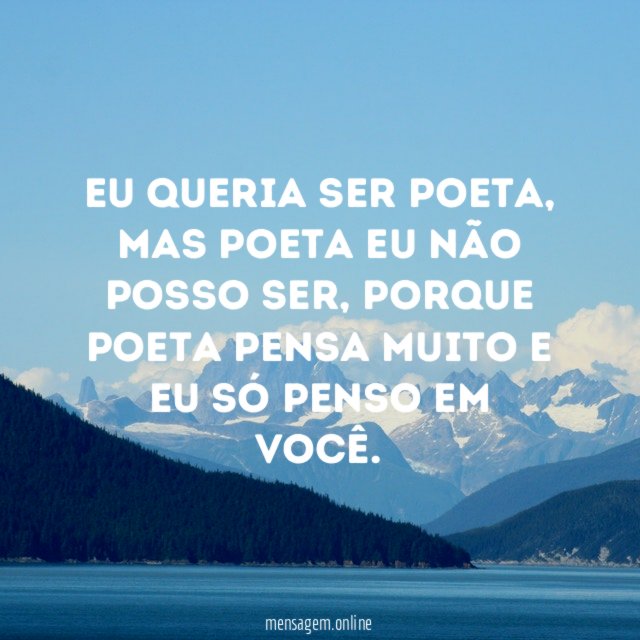 Eu queria ser poeta