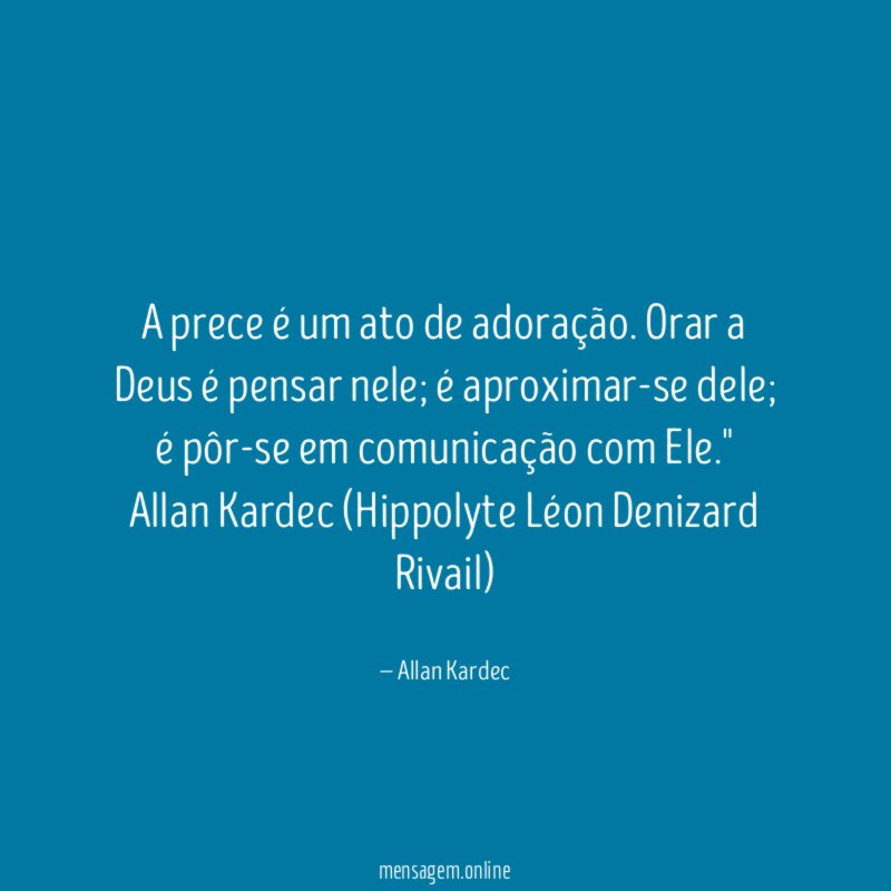 A prece é um ato de adoração