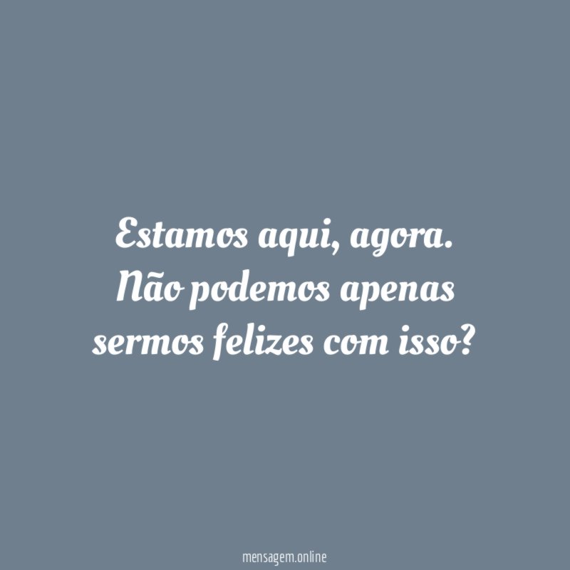 Estamos aqui