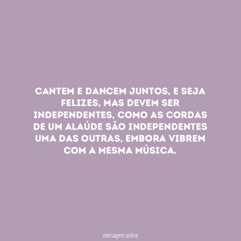 Cantem e dancem juntos