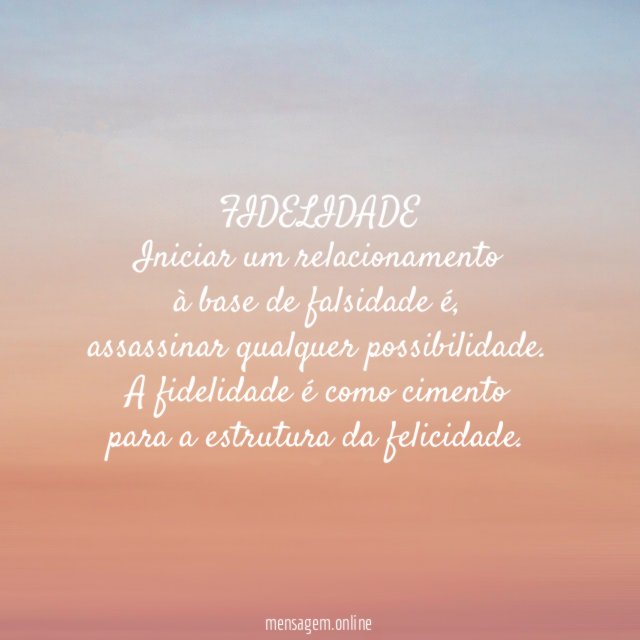 FIDELIDADE